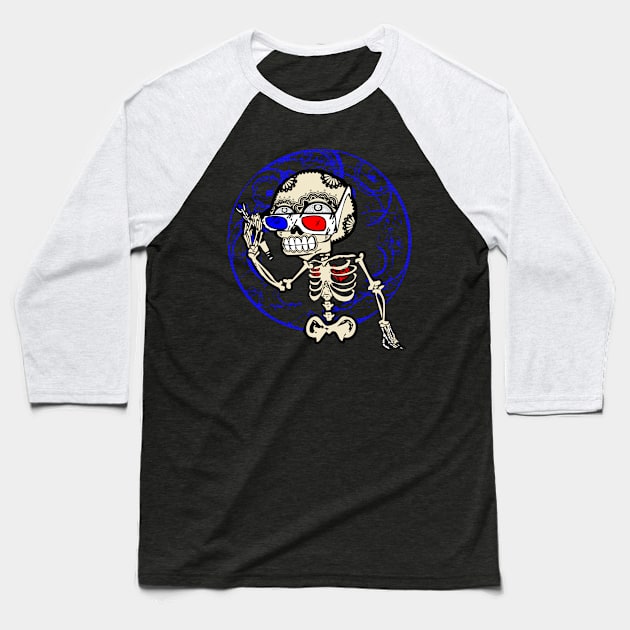 Day of the Dead Doc Baseball T-Shirt by B4DW0LF